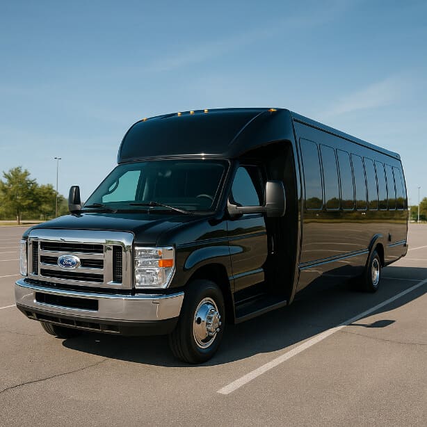 Las Vegas Shuttle Bus Rentals 18 Passenger Shuttle Bus