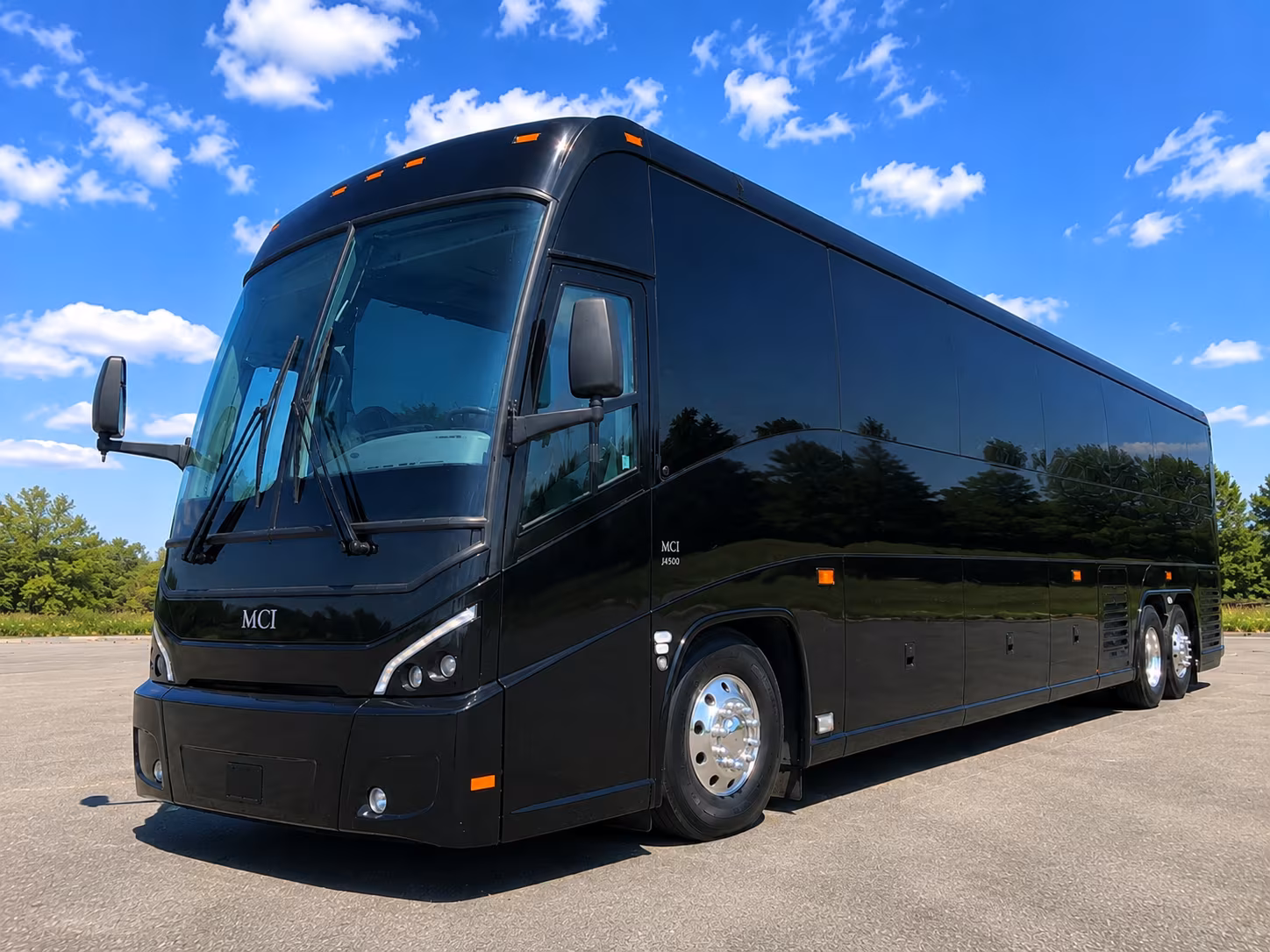 las vegas charter bus services exterior